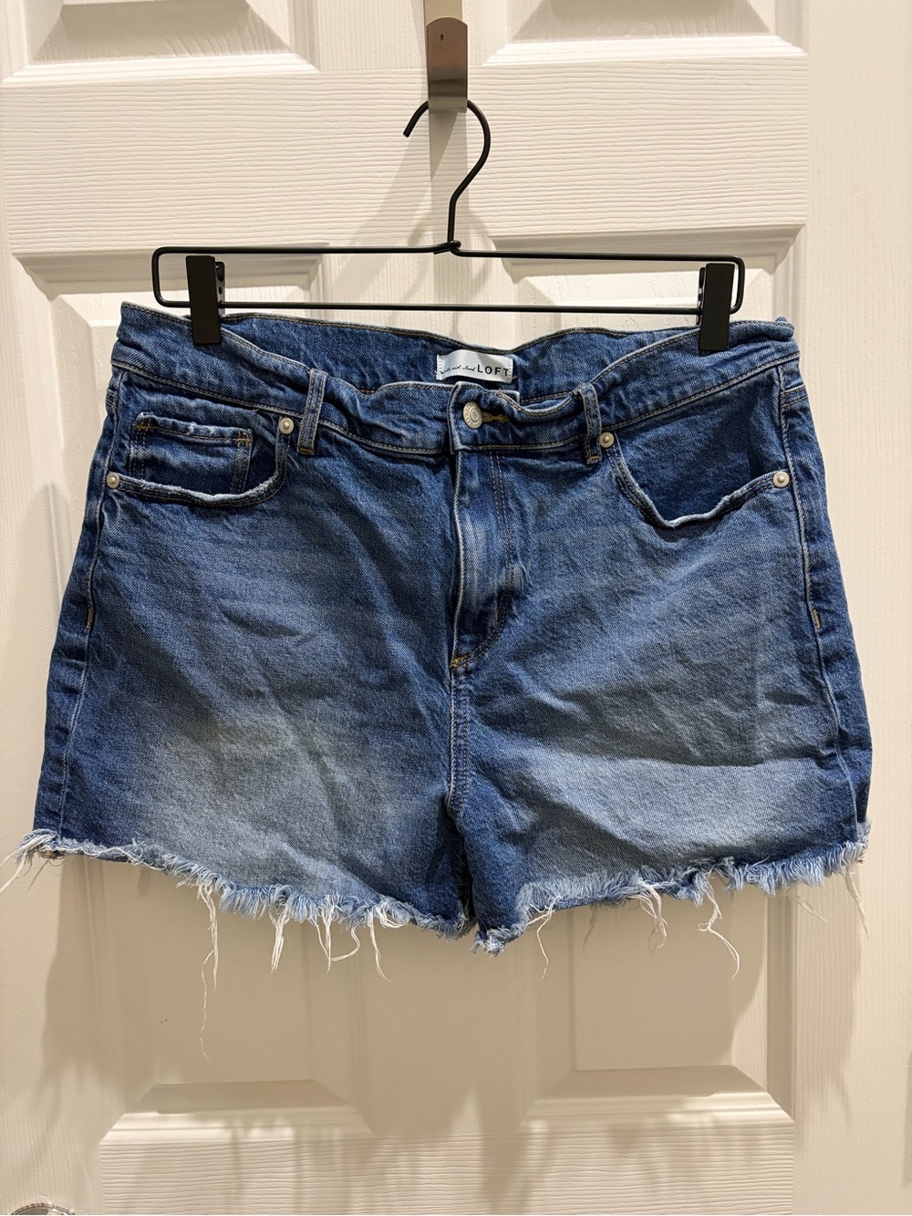 Loft Women's Blue Denim Cutoff Shorts